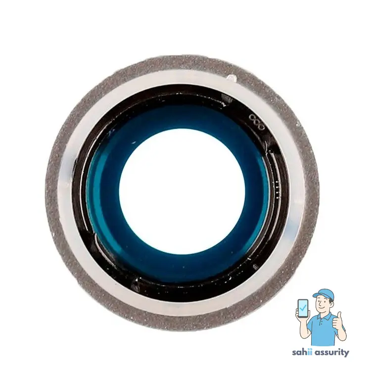 Camera Lens Glass with Frame for Apple iPhone 8 White thumbnail